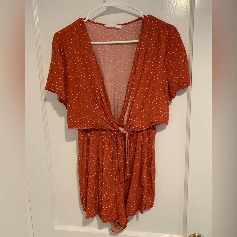 Tie front Romper